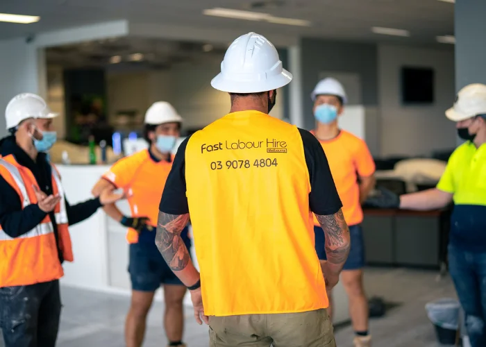 Fast Labour Hire construction workers on site