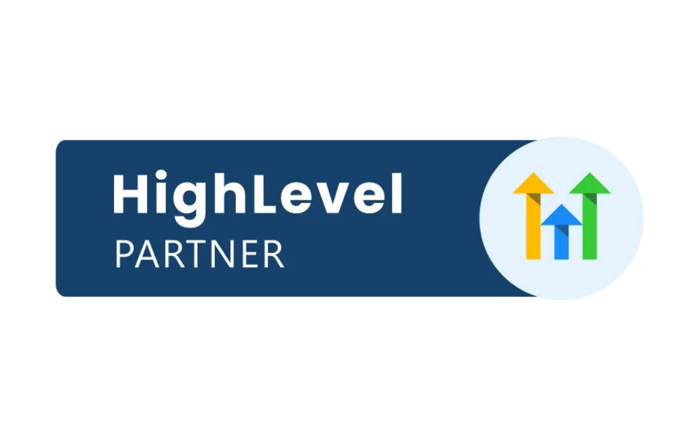 11 Certified HighLevel Partner - UNTMD Digital Marketing Agency in Australia | UNTMD | Award-Winning Digital Marketing Agency in Australia HighLevel Partner badge on dark blue background with a circular logo featuring upward arrows.