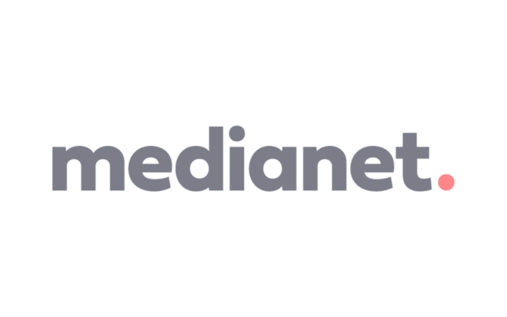 15 Certified Medianet ANZ Partner - UNTMD Digital Marketing Agency in Australia | UNTMD | Award-Winning Digital Marketing Agency in Australia Medianet logo in gray lowercase font with a pink dot at the end.