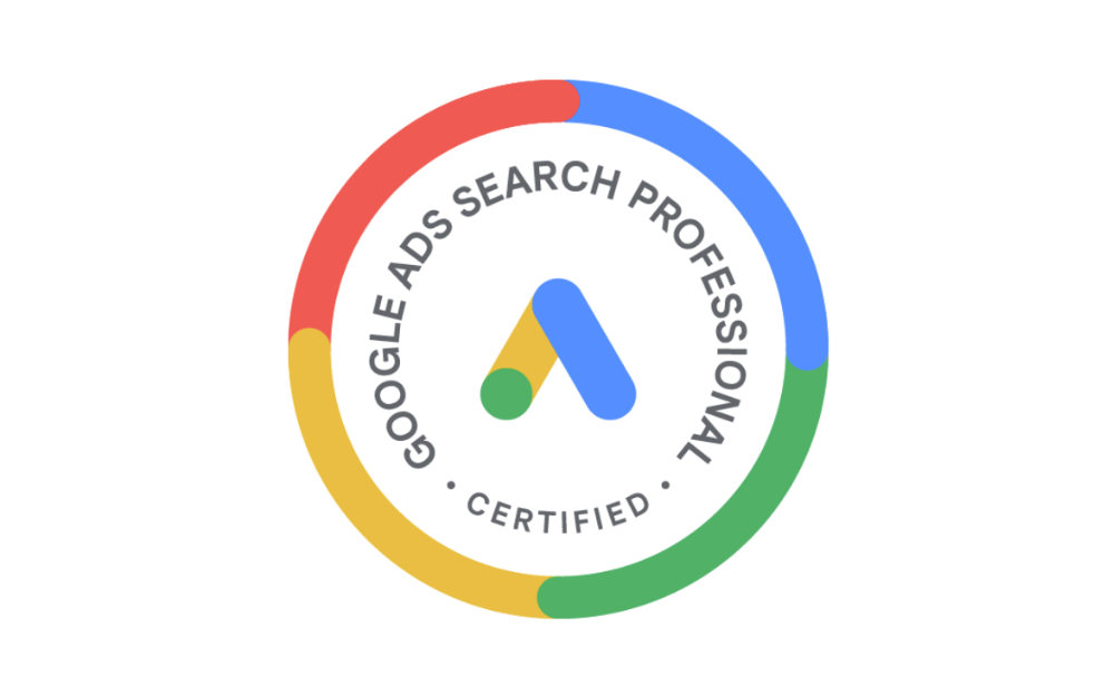2 Certified Google Ads Search Professional - UNTMD Digital Marketing Agency in Australia | UNTMD | Award-Winning Digital Marketing Agency in Australia Google Ads Search Certification badge with a colorful circular ring and center logo.