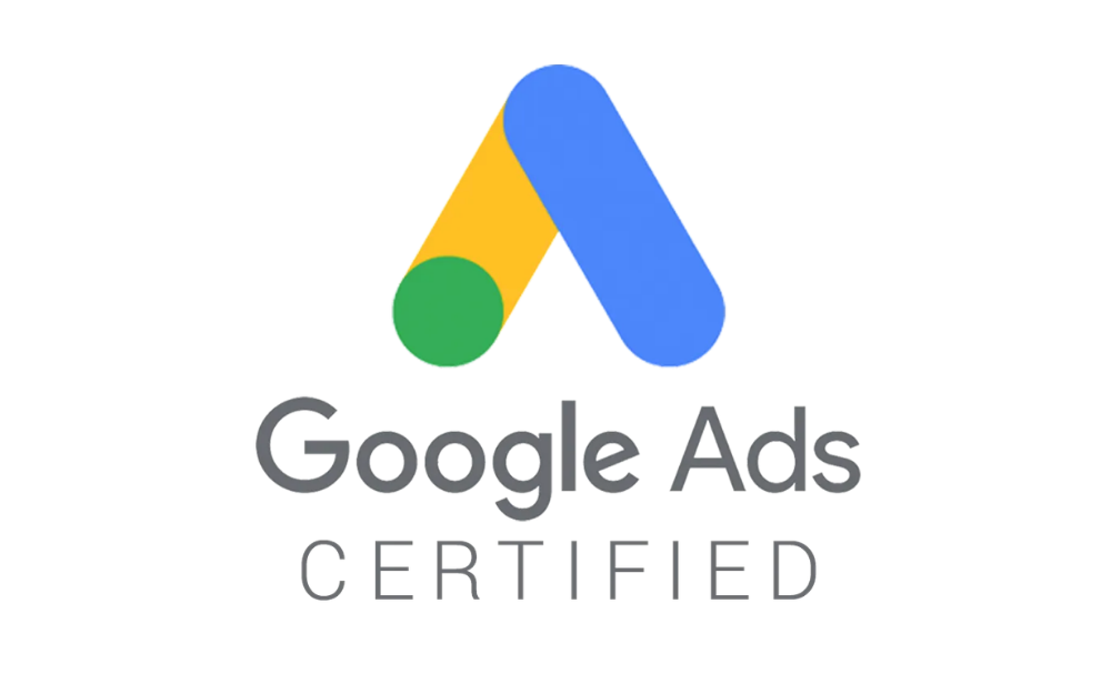 3 Google Ads Certified - UNTMD Digital Marketing Agency in Australia | UNTMD | Award-Winning Digital Marketing Agency in Australia Google Ads Certified emblem: colorful abstract shapes above the words Google Ads CERTIFIED, indicating official certification.